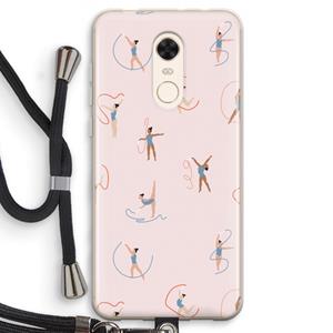 CaseCompany Dancing #3: Xiaomi Redmi 5 Transparant Hoesje met koord