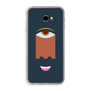 CaseCompany Mono M: Samsung Galaxy J4 Plus Transparant Hoesje