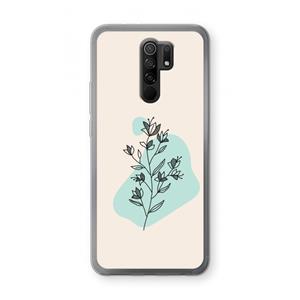 CaseCompany Violets are blue: Xiaomi Redmi 9 Transparant Hoesje