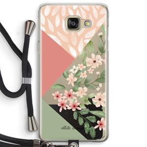 CaseCompany Sweet heaven geometrics: Samsung Galaxy A5 (2016) Transparant Hoesje met koord