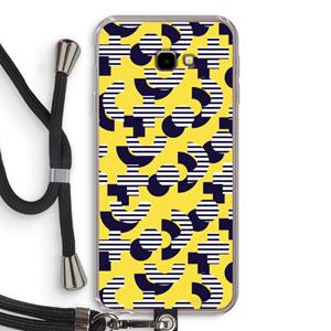 CaseCompany 8-bit N°3: Samsung Galaxy J4 Plus Transparant Hoesje met koord