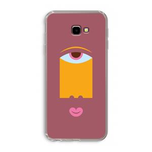 CaseCompany Mono V: Samsung Galaxy J4 Plus Transparant Hoesje