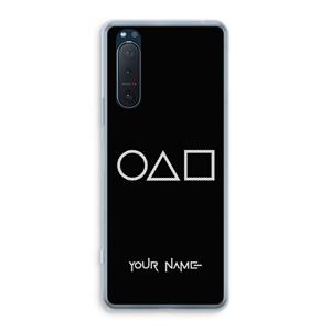 CaseCompany Squid Game: Sony Xperia 5 II Transparant Hoesje