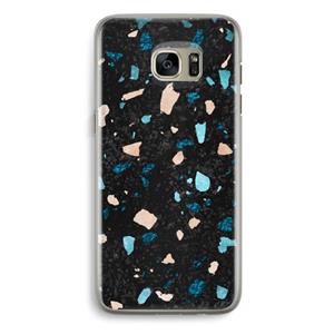 CaseCompany Terrazzo N°11: Samsung Galaxy S7 Edge Transparant Hoesje