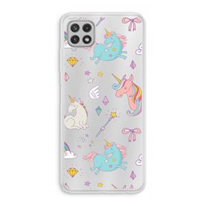 CaseCompany Fantasiewereld: Samsung Galaxy A22 4G Transparant Hoesje
