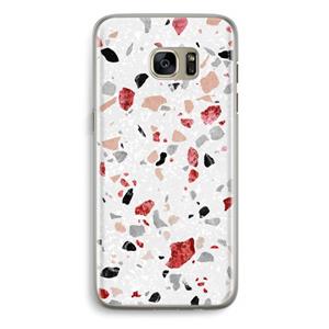 CaseCompany Terrazzo N°12: Samsung Galaxy S7 Edge Transparant Hoesje