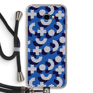 CaseCompany 8-bit N°5: Samsung Galaxy J4 Plus Transparant Hoesje met koord
