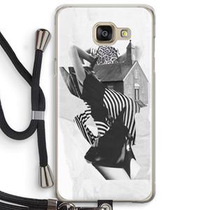 CaseCompany House: Samsung Galaxy A5 (2016) Transparant Hoesje met koord