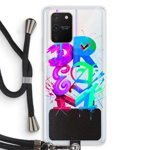 CaseCompany Dream: Samsung Galaxy S10 Lite Transparant Hoesje met koord
