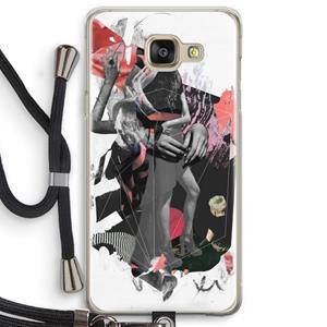 CaseCompany Dissimulation du réel: Samsung Galaxy A5 (2016) Transparant Hoesje met koord