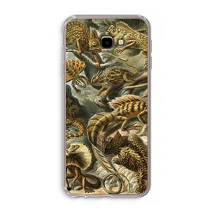 CaseCompany Haeckel Lacertilia: Samsung Galaxy J4 Plus Transparant Hoesje