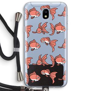 CaseCompany Blub: Samsung Galaxy J5 (2017) Transparant Hoesje met koord