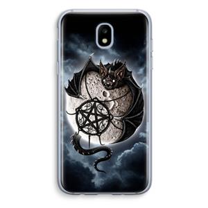CaseCompany Volle maan: Samsung Galaxy J5 (2017) Transparant Hoesje