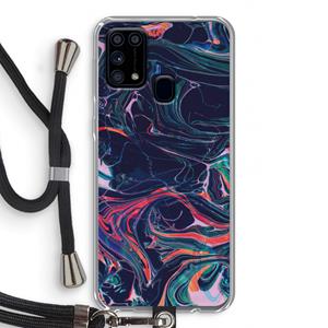 CaseCompany Light Years Beyond: Samsung Galaxy M31 Transparant Hoesje met koord