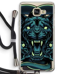 CaseCompany Cougar and Vipers: Samsung Galaxy A5 (2016) Transparant Hoesje met koord