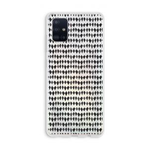 CaseCompany Crazy shapes: Galaxy A51 4G Transparant Hoesje