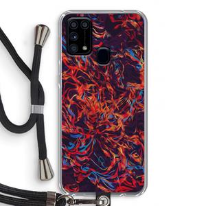 CaseCompany Lucifer: Samsung Galaxy M31 Transparant Hoesje met koord
