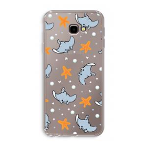 CaseCompany Manta: Samsung Galaxy J4 Plus Transparant Hoesje