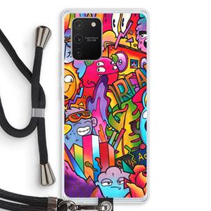 CaseCompany Dreams: Samsung Galaxy S10 Lite Transparant Hoesje met koord