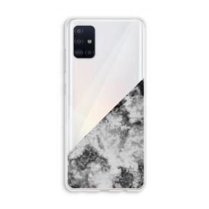 CaseCompany Onweer: Galaxy A51 4G Transparant Hoesje