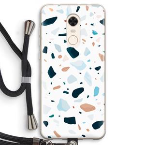 CaseCompany Terrazzo N°13: Xiaomi Redmi 5 Transparant Hoesje met koord