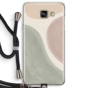CaseCompany Geo #6: Samsung Galaxy A5 (2016) Transparant Hoesje met koord