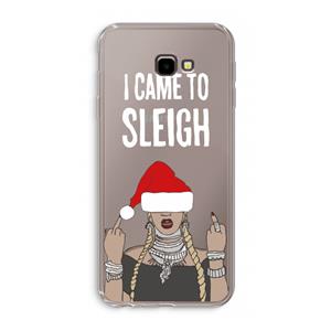CaseCompany Came To Sleigh: Samsung Galaxy J4 Plus Transparant Hoesje