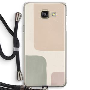 CaseCompany Geo #7: Samsung Galaxy A5 (2016) Transparant Hoesje met koord