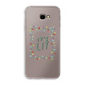 CaseCompany It's Lit: Samsung Galaxy J4 Plus Transparant Hoesje