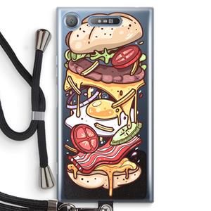 CaseCompany Diet Coke Please: Sony Xperia XZ1 Transparant Hoesje met koord