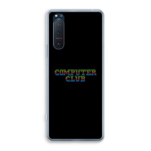 CaseCompany Retro: Sony Xperia 5 II Transparant Hoesje