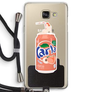 CaseCompany S(peach)less: Samsung Galaxy A5 (2016) Transparant Hoesje met koord