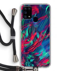 CaseCompany Pilgrims Of The Sea: Samsung Galaxy M31 Transparant Hoesje met koord