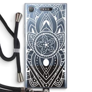 CaseCompany It's Complicated: Sony Xperia XZ1 Transparant Hoesje met koord