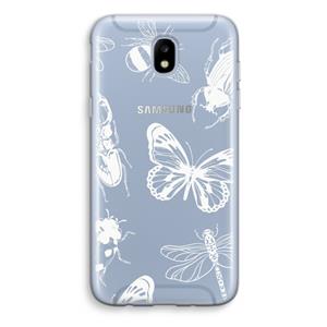 CaseCompany Tiny Bugs: Samsung Galaxy J5 (2017) Transparant Hoesje