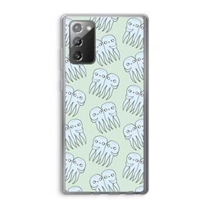 CaseCompany Octopussen: Samsung Galaxy Note 20 / Note 20 5G Transparant Hoesje