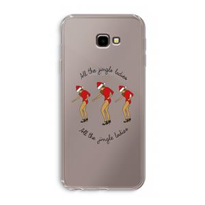 CaseCompany Jingle Ladies: Samsung Galaxy J4 Plus Transparant Hoesje
