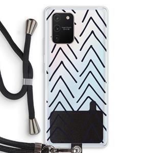 CaseCompany Marrakech Arrows: Samsung Galaxy S10 Lite Transparant Hoesje met koord