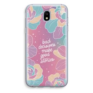 CaseCompany Good stories: Samsung Galaxy J5 (2017) Transparant Hoesje