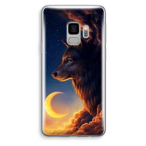 CaseCompany Night Guardian: Samsung Galaxy S9 Transparant Hoesje