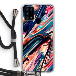 CaseCompany Quantum Being: Samsung Galaxy M31 Transparant Hoesje met koord