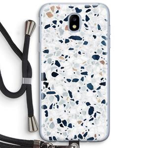 CaseCompany Terrazzo N°1: Samsung Galaxy J5 (2017) Transparant Hoesje met koord