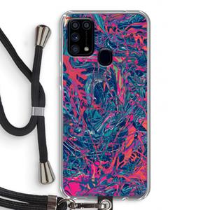CaseCompany Sleeping Dreams: Samsung Galaxy M31 Transparant Hoesje met koord
