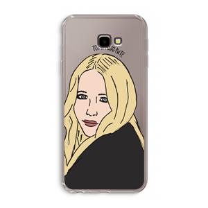 CaseCompany Mary Kate: Samsung Galaxy J4 Plus Transparant Hoesje