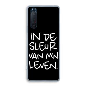 CaseCompany De Sleur: Sony Xperia 5 II Transparant Hoesje