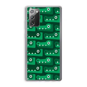 CaseCompany Crocs: Samsung Galaxy Note 20 / Note 20 5G Transparant Hoesje