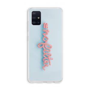 CaseCompany nofilter: Galaxy A51 4G Transparant Hoesje