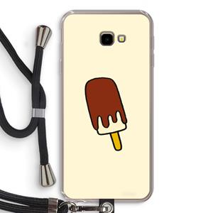 CaseCompany Frisco: Samsung Galaxy J4 Plus Transparant Hoesje met koord