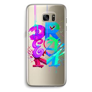 CaseCompany Dream: Samsung Galaxy S7 Edge Transparant Hoesje