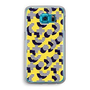 CaseCompany 8-bit N°3: Samsung Galaxy S6 Transparant Hoesje